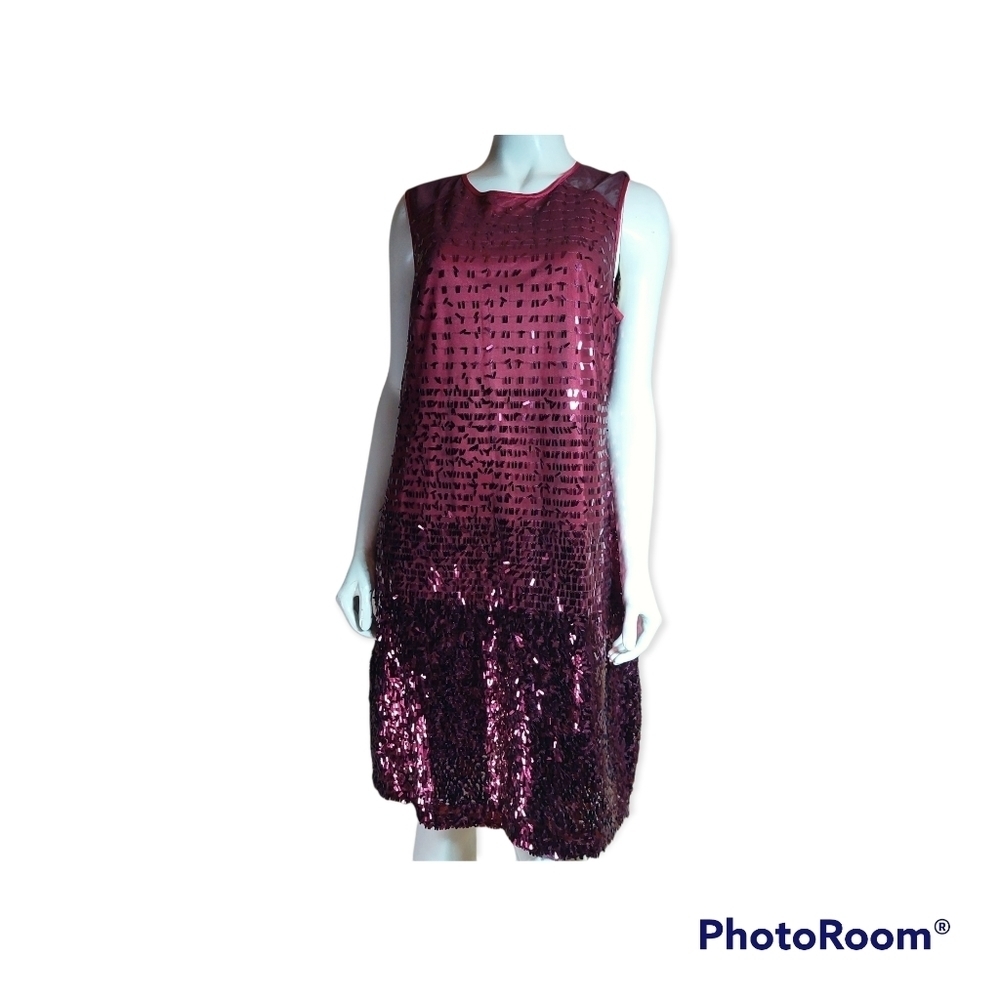 J Taylor dress Red Burgandy Maroon Color Dress Size 8